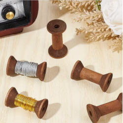 Bobinas de madera vintage  Pack 25 unidades